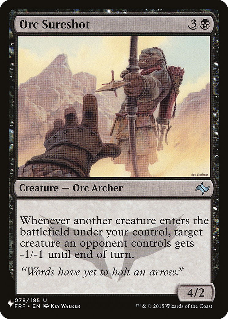 Orc Sureshot [The List] - Destination Retro