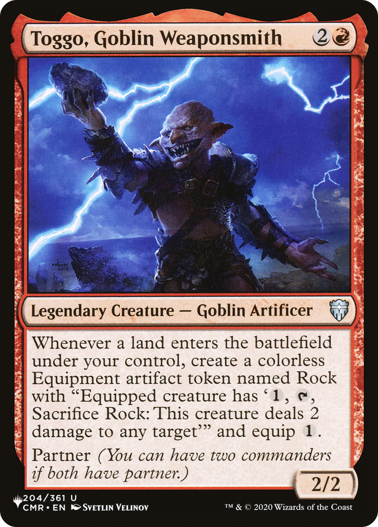 Toggo, Goblin Weaponsmith [The List] - Destination Retro