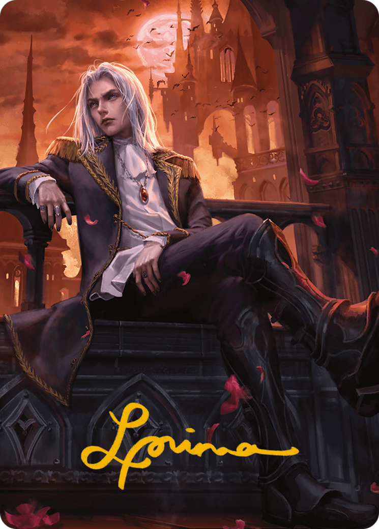 Sorin of House Markov Art Card (Gold-Stamped Signature) [Modern Horizons 3 Art Series] - Destination Retro