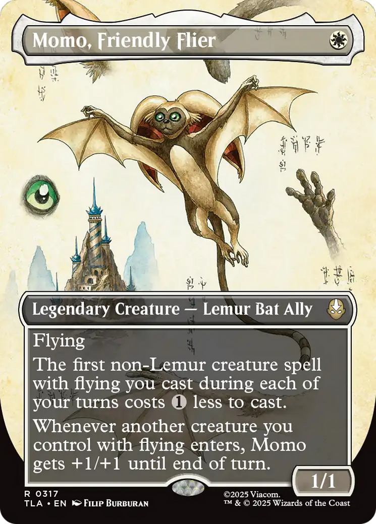 Momo, Friendly Flier (Borderless) [Avatar: The Last Airbender] - Destination Retro