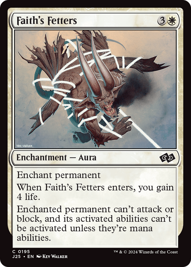 Faith's Fetters [Foundations Jumpstart] - Destination Retro