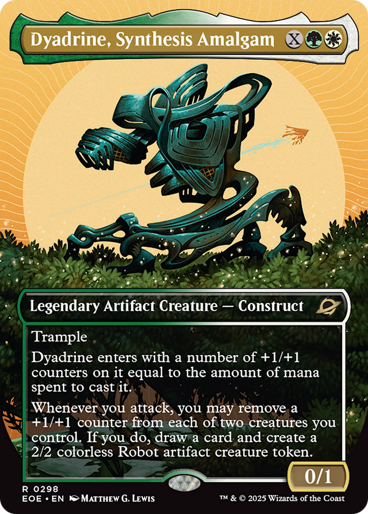 Dyadrine, Synthesis Amalgam (Borderless) [Edge of Eternities] - Destination Retro