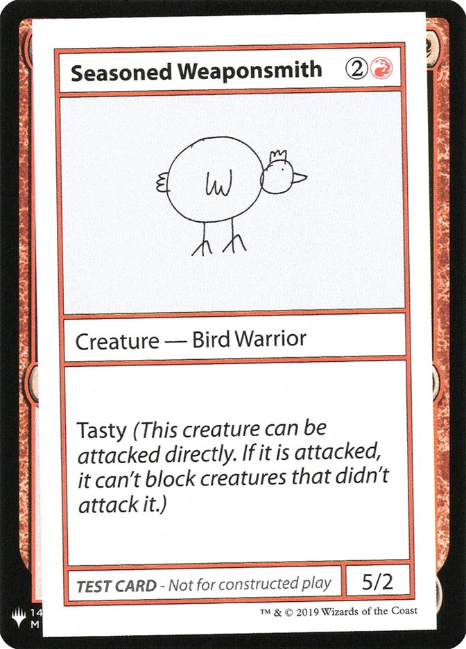 Seasoned Weaponsmith [Mystery Booster Playtest Cards] - Destination Retro