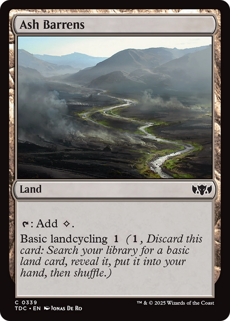 Ash Barrens [Tarkir: Dragonstorm Commander] - Destination Retro