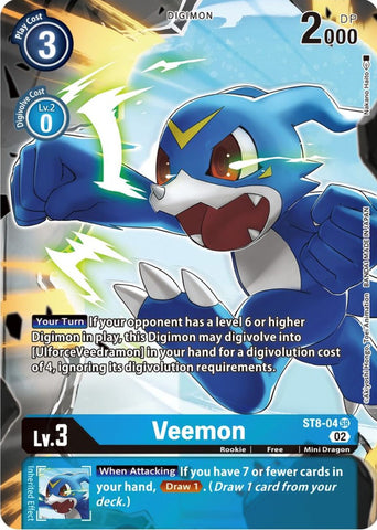 Veemon [ST8-04] (Alternate Art) [Starter Deck: Beelzemon Advanced Deck Set] - Destination Retro
