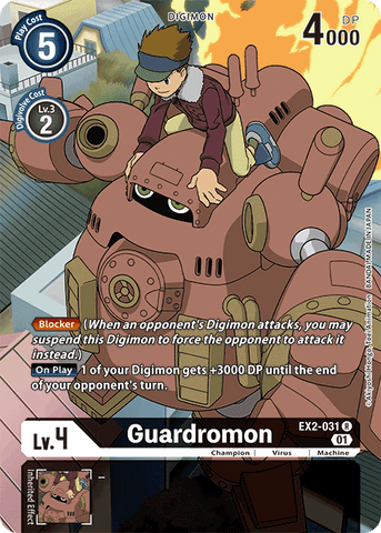 Guardromon [EX2-031] (Alternate Art) [Digital Hazard] - Destination Retro