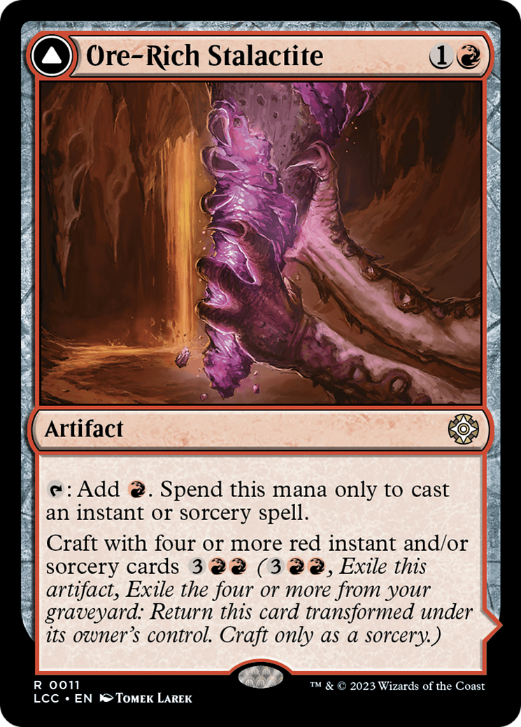 Ore-Rich Stalactite (Extended Art) [The Lost Caverns of Ixalan Commander] - Destination Retro