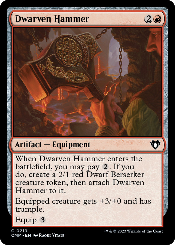 Dwarven Hammer [Commander Masters] - Destination Retro