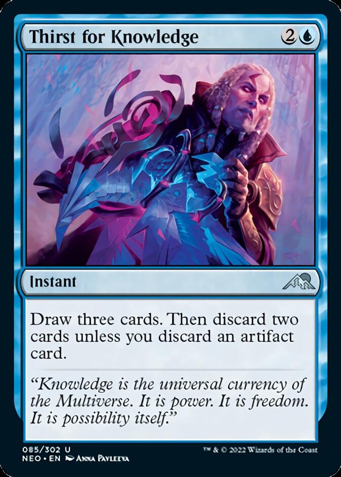 Thirst for Knowledge [Kamigawa: Neon Dynasty] - Destination Retro