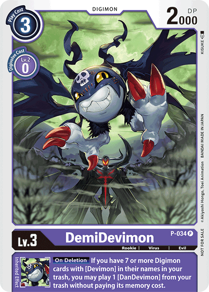 DemiDevimon [P-034] [Promotional Cards] - Destination Retro