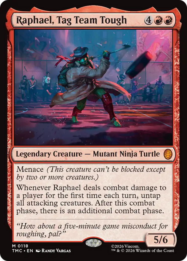 Raphael, Tag Team Tough [Teenage Mutant Ninja Turtles Commander] - Destination Retro