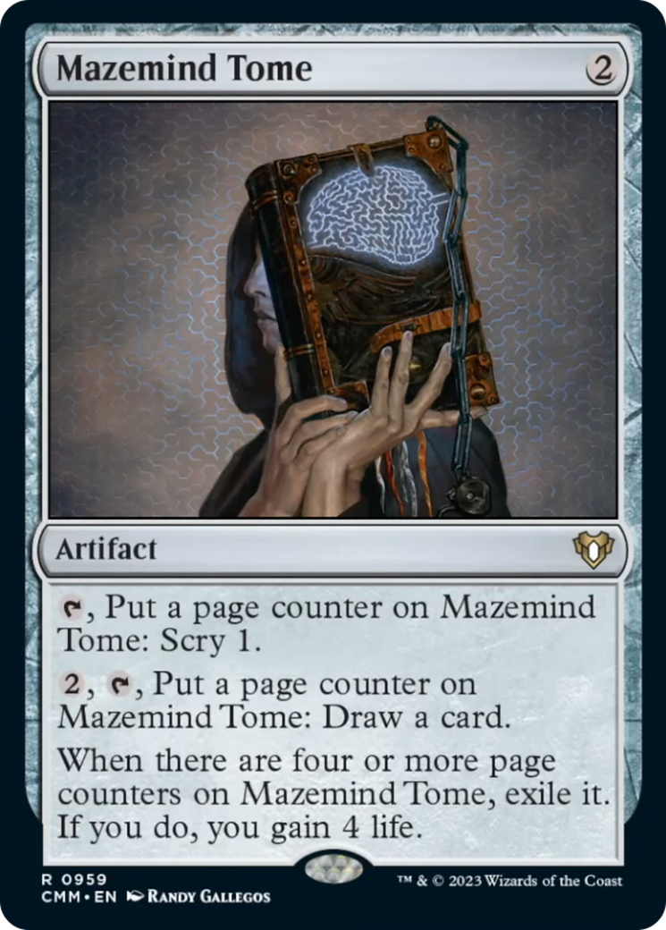 Mazemind Tome [Commander Masters] - Destination Retro