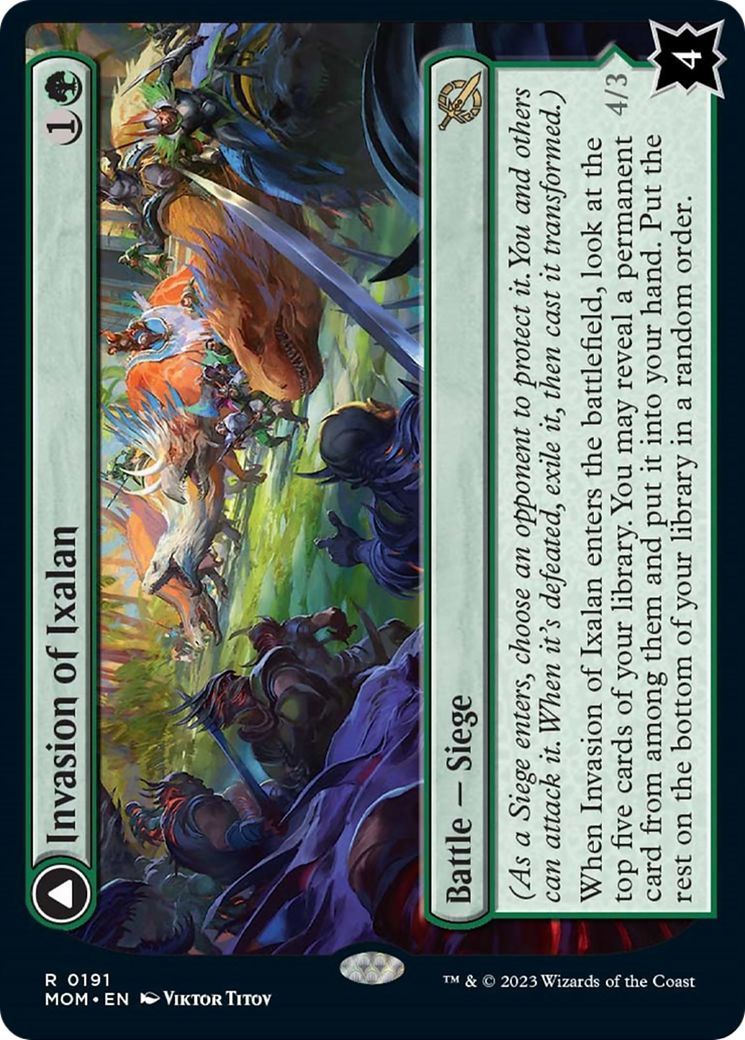 Invasion of Ixalan // Belligerent Regisaur [March of the Machine] - Destination Retro