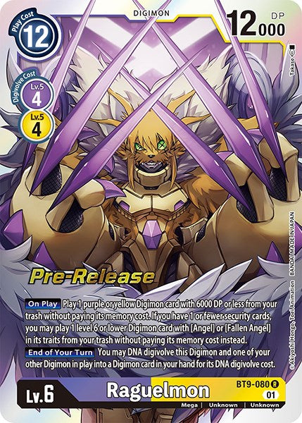 Raguelmon [BT9-080] [X Record Pre-Release Promos] - Destination Retro