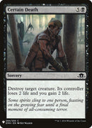 Certain Death [Mystery Booster] - Destination Retro