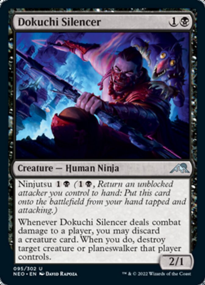 Dokuchi Silencer [Kamigawa: Neon Dynasty] - Destination Retro