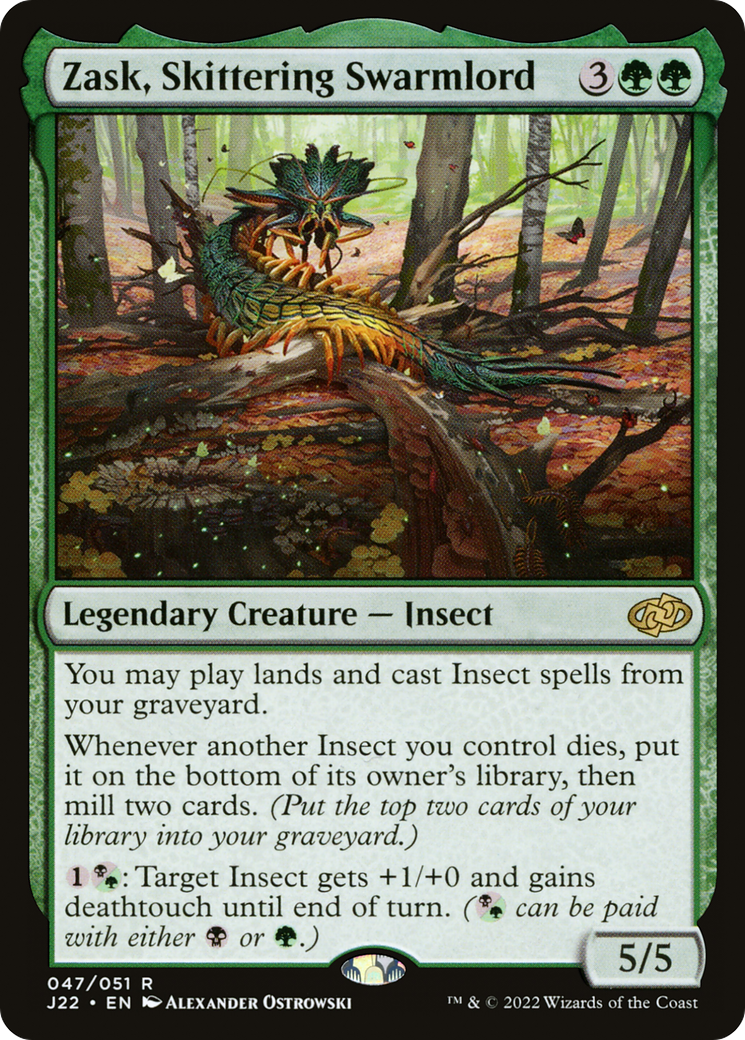 Zask, Skittering Swarmlord [Jumpstart 2022] - Destination Retro