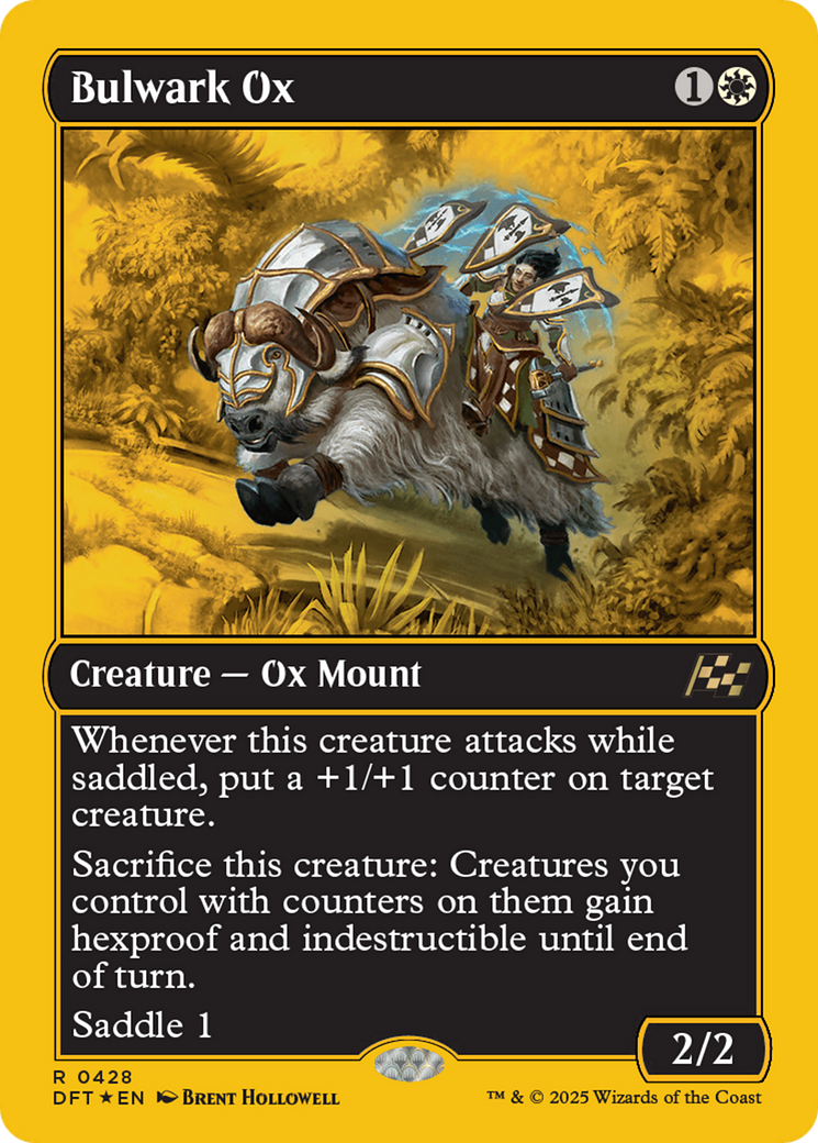 Bulwark Ox (First-Place Foil) [Aetherdrift] - Destination Retro