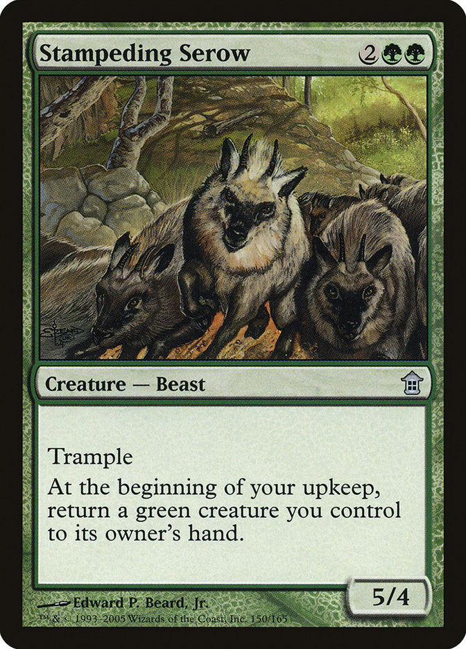 Stampeding Serow [Saviors of Kamigawa] - Destination Retro