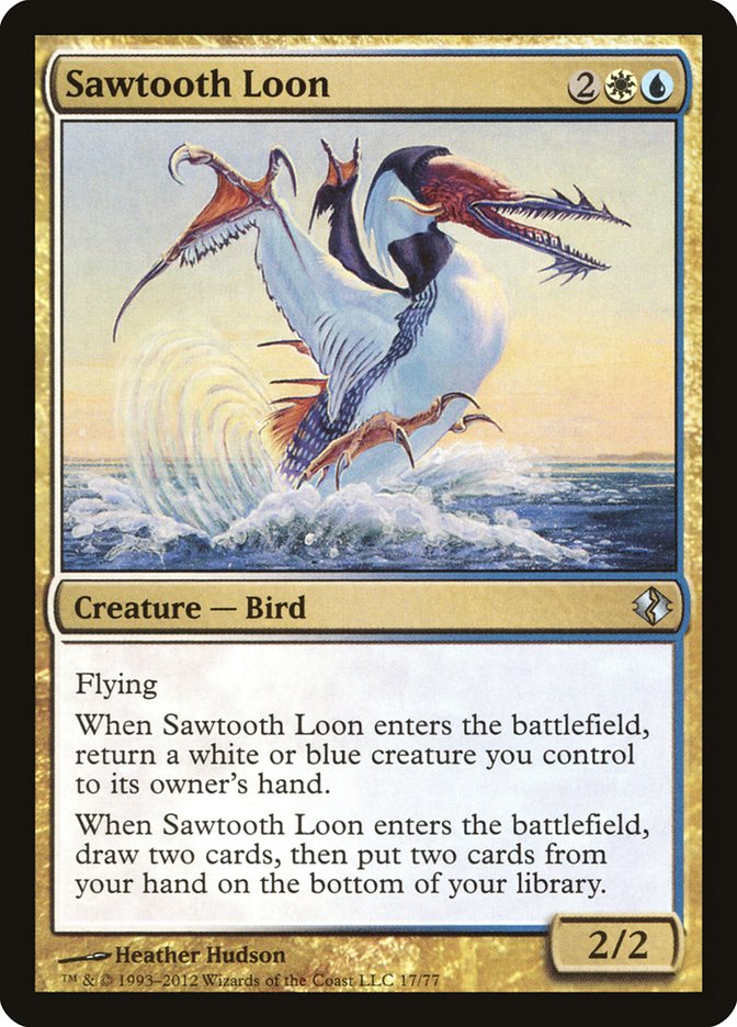 Sawtooth Loon [Duel Decks: Venser vs. Koth] - Destination Retro