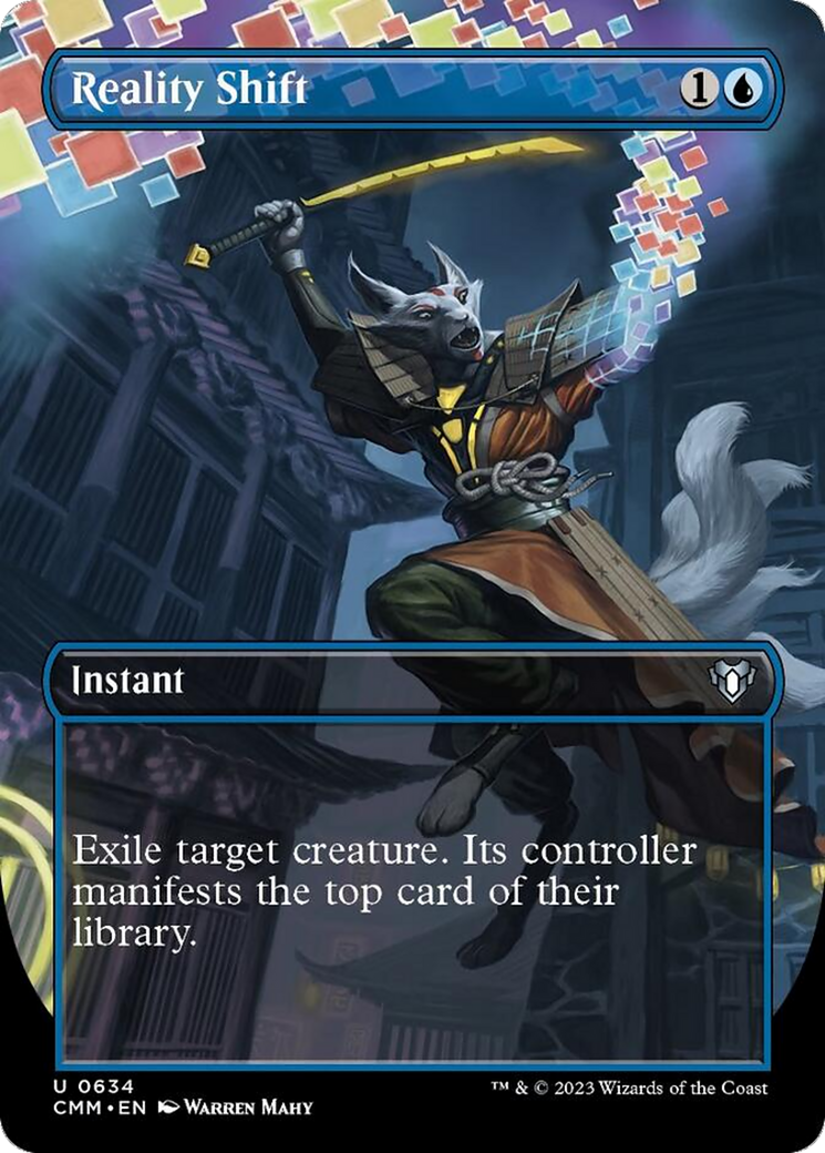 Reality Shift (Borderless Alternate Art) [Commander Masters] - Destination Retro