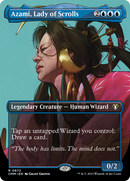 Azami, Lady of Scrolls (Borderless Profile) [Commander Masters] - Destination Retro