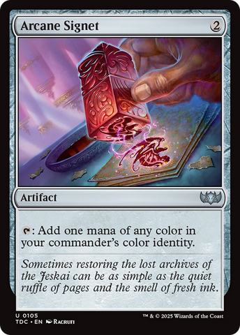 Arcane Signet [Tarkir: Dragonstorm Commander] - Destination Retro