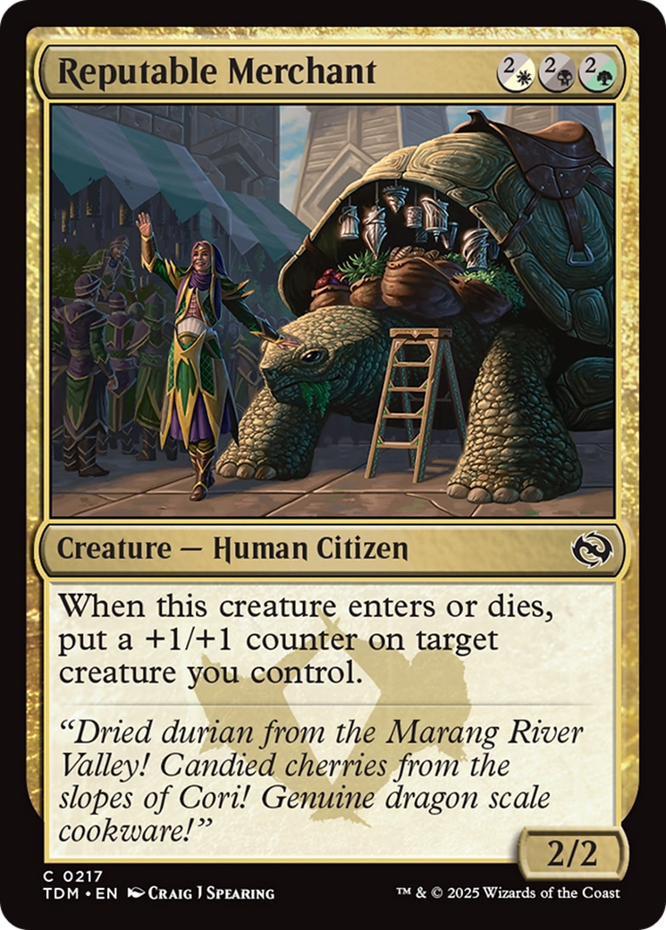 Reputable Merchant [Tarkir: Dragonstorm] - Destination Retro