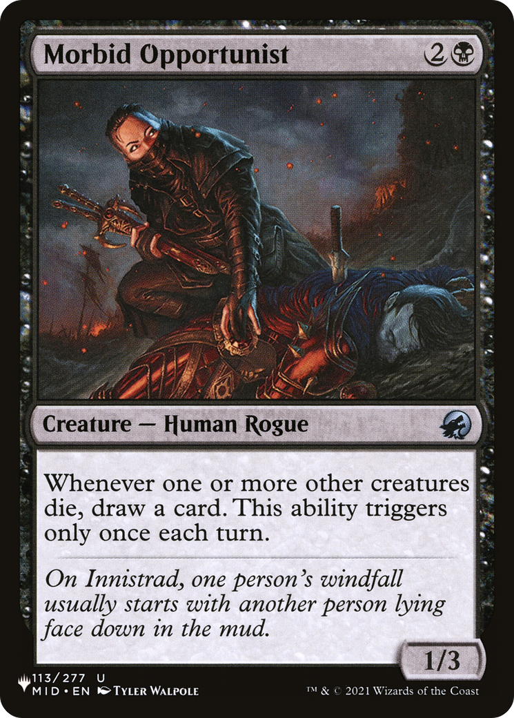 Morbid Opportunist [The List] - Destination Retro