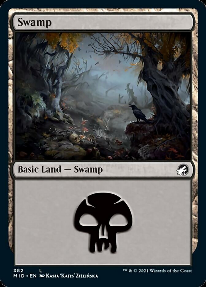 Swamp (382) [Innistrad: Midnight Hunt] - Destination Retro