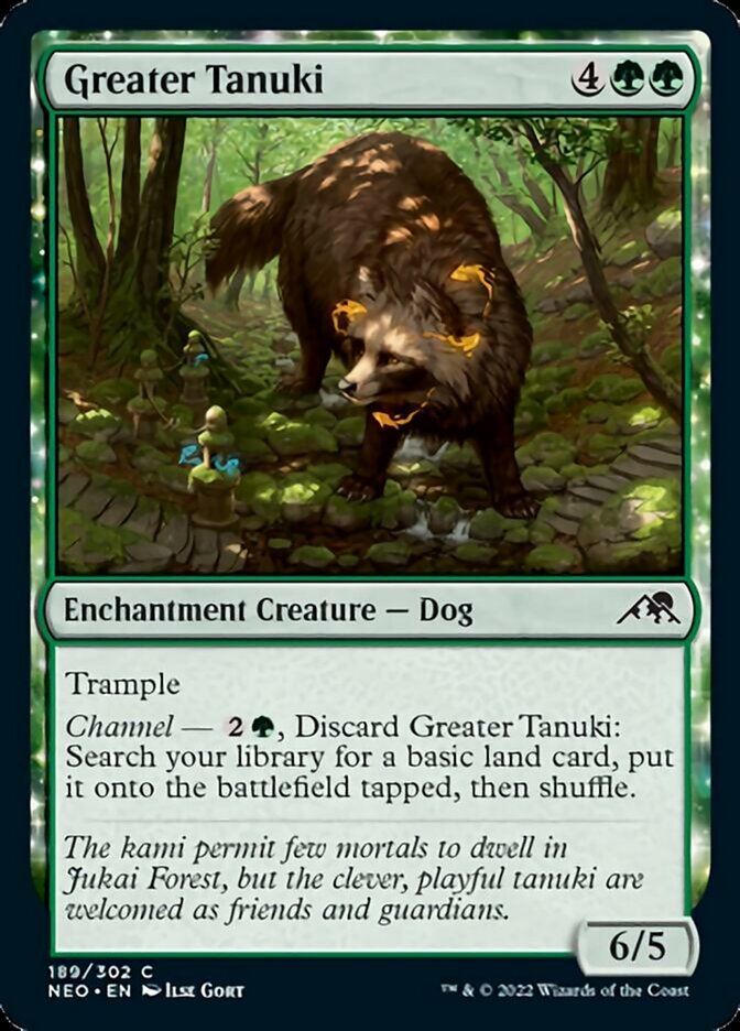Greater Tanuki [Kamigawa: Neon Dynasty] - Destination Retro