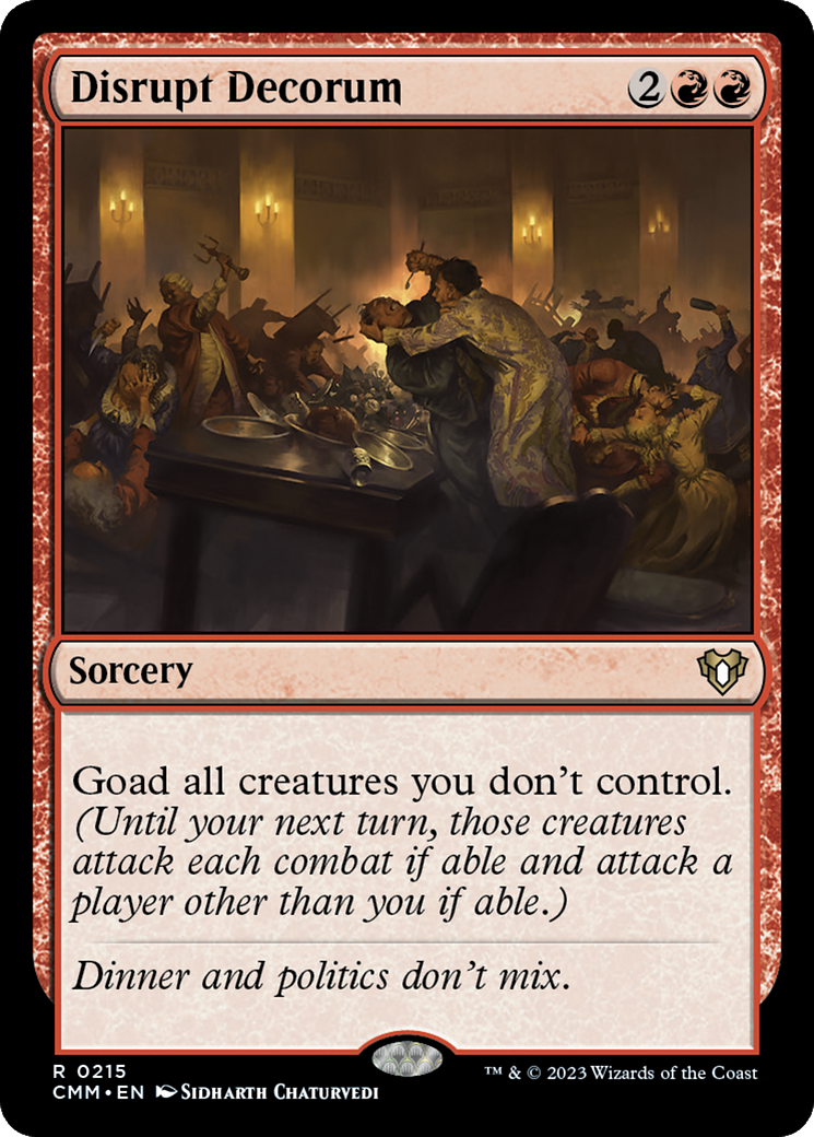 Disrupt Decorum [Commander Masters] - Destination Retro