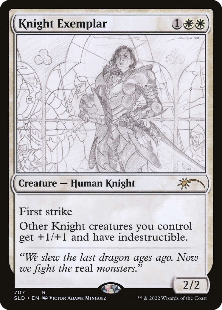 Knight Exemplar (707) [Secret Lair Drop Series] - Destination Retro