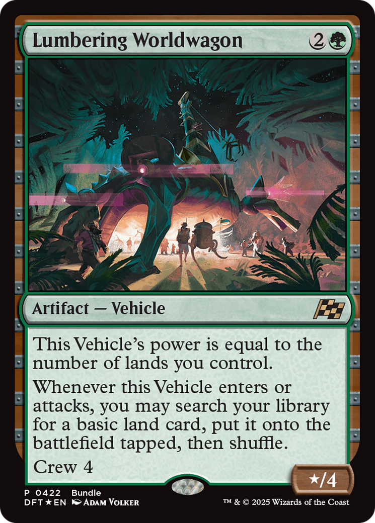 Lumbering Worldwagon (Bundle) [Aetherdrift Promos] - Destination Retro