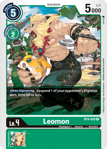 Leomon [BT4-055] [Great Legend] - Destination Retro