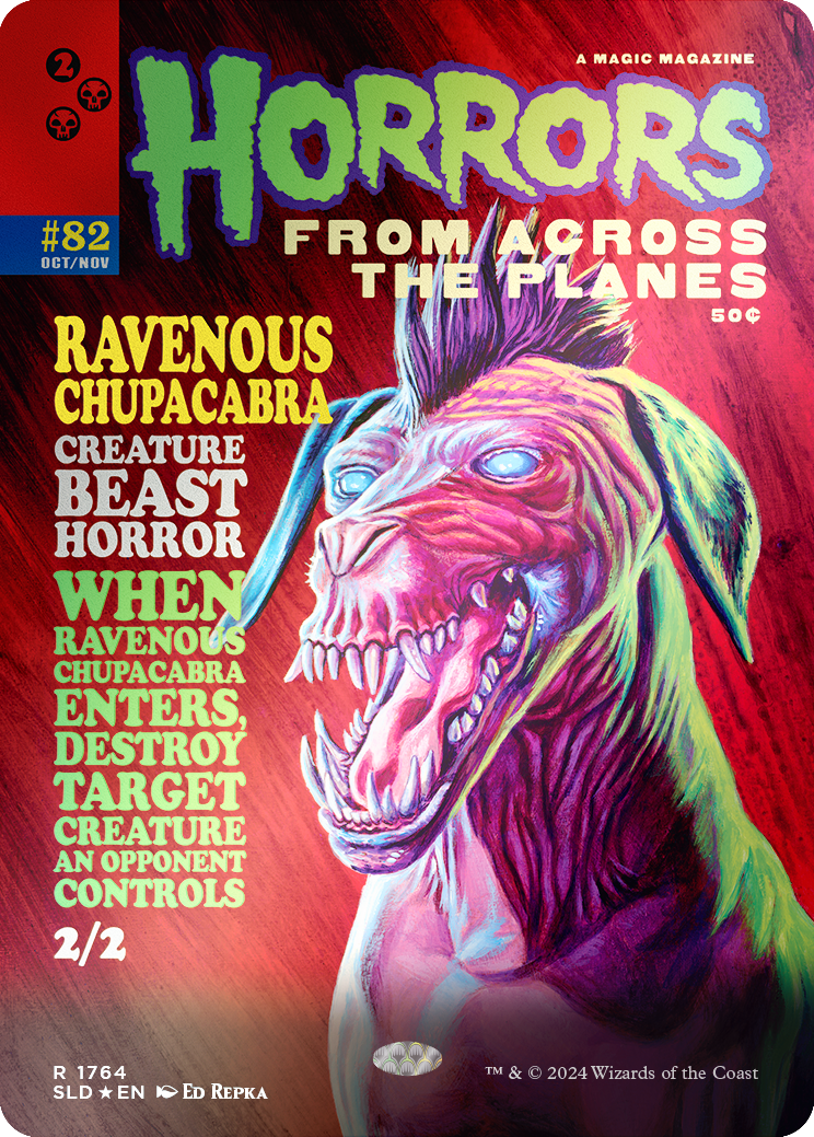 Ravenous Chupacabra (1764) (Rainbow Foil) [Secret Lair Drop Series] - Destination Retro