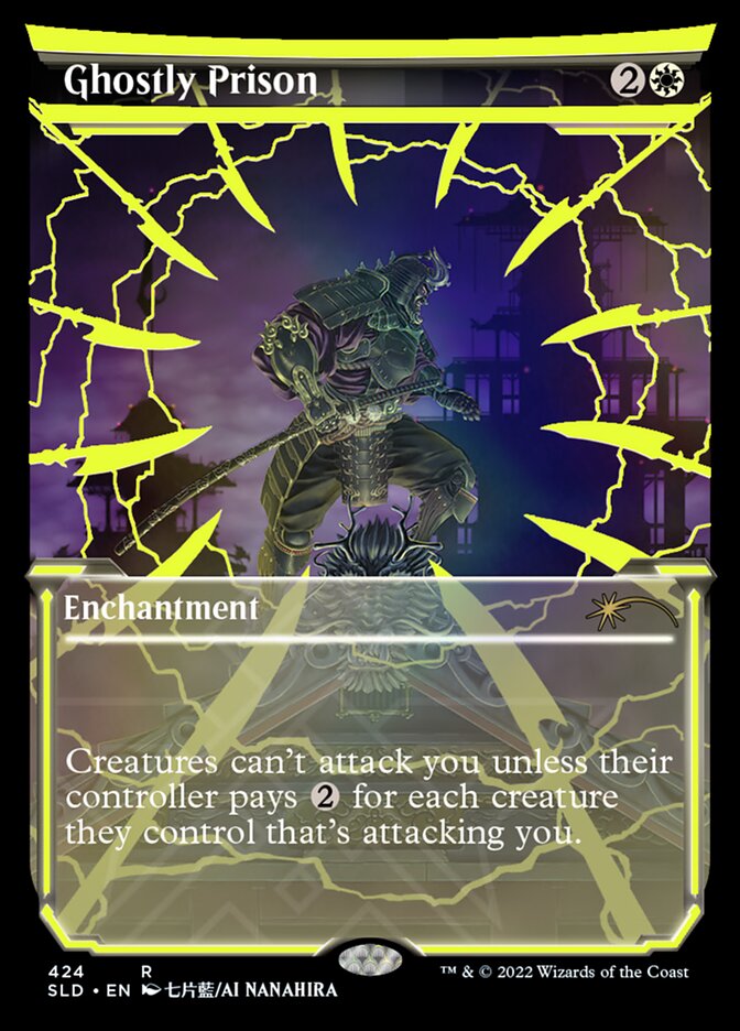 Ghostly Prison (Neon Ink Yellow) [Secret Lair Drop Series] - Destination Retro