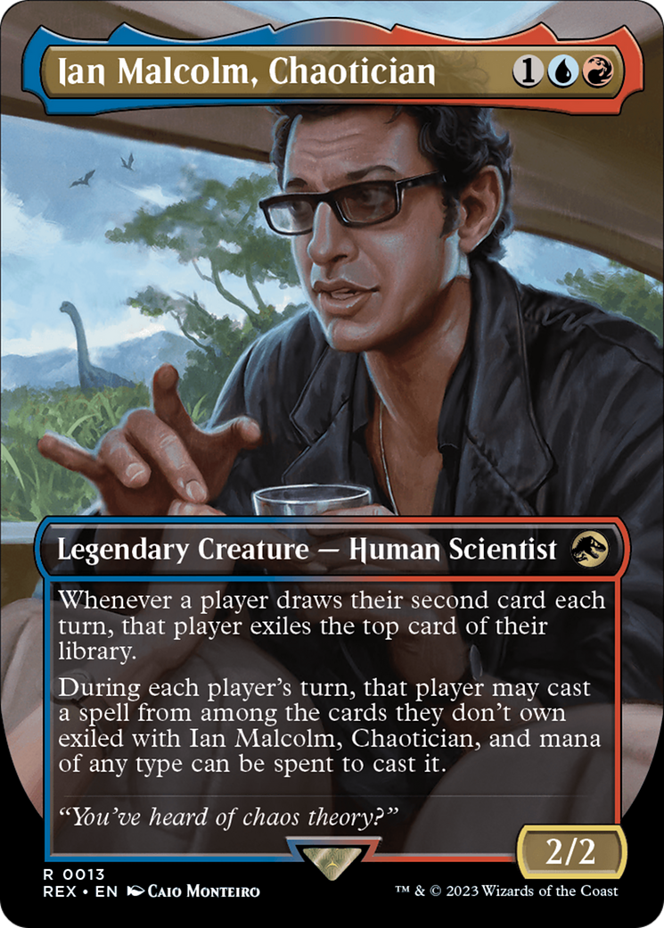 Ian Malcolm, Chaotician (Borderless) [Jurassic World Collection] - Destination Retro