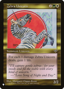 Zebra Unicorn [The List] - Destination Retro