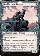 Boulderborn Dragon (Showcase) [Tarkir: Dragonstorm] - Destination Retro