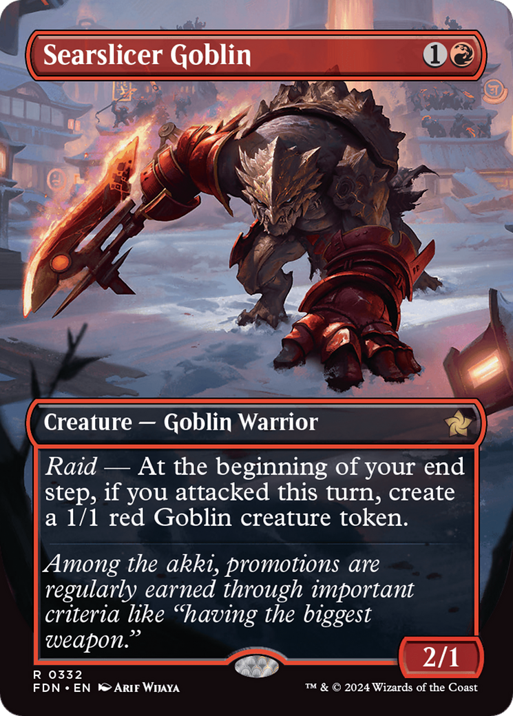 Searslicer Goblin (Borderless) [Foundations] - Destination Retro
