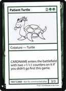 Patient Turtle [Mystery Booster Playtest Cards] - Destination Retro