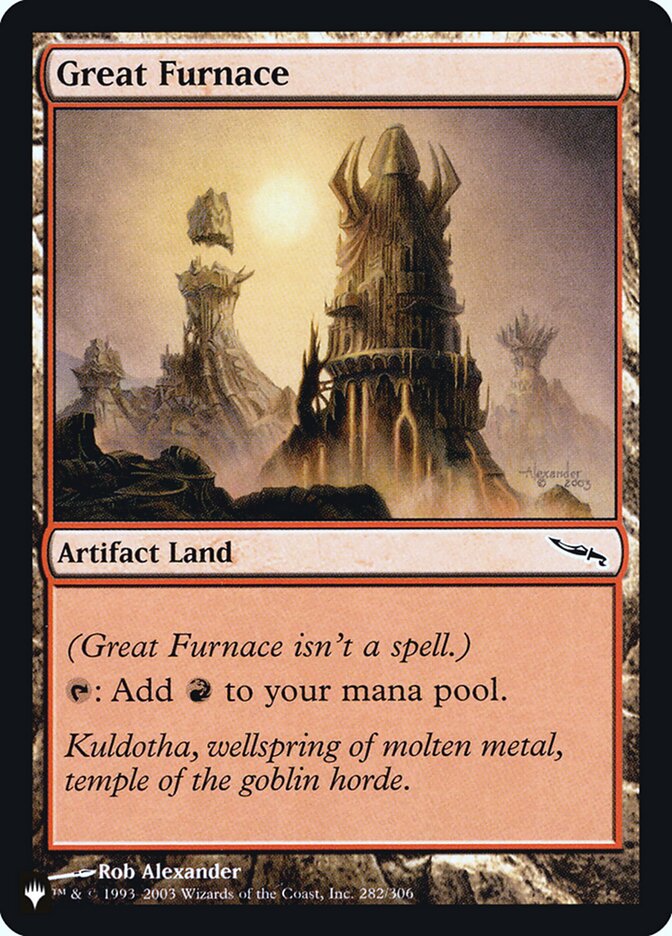 Great Furnace [Secret Lair: Heads I Win, Tails You Lose] - Destination Retro