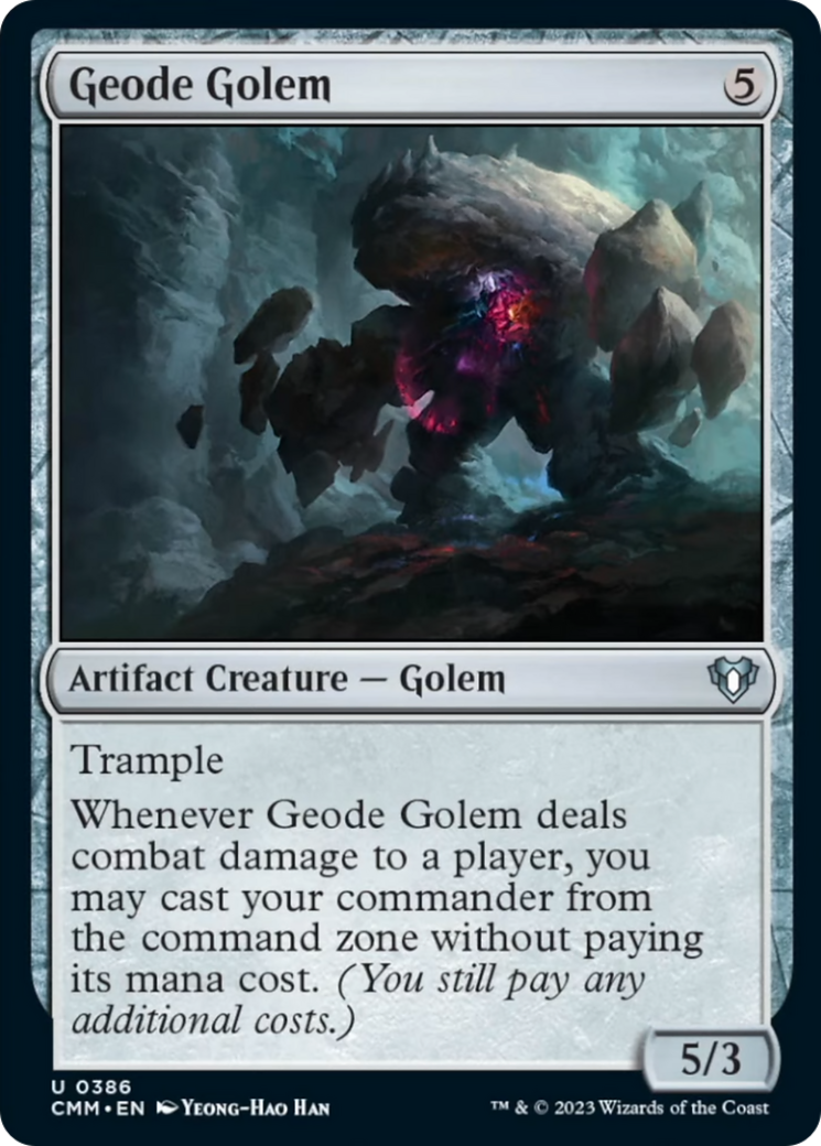 Geode Golem [Commander Masters] - Destination Retro
