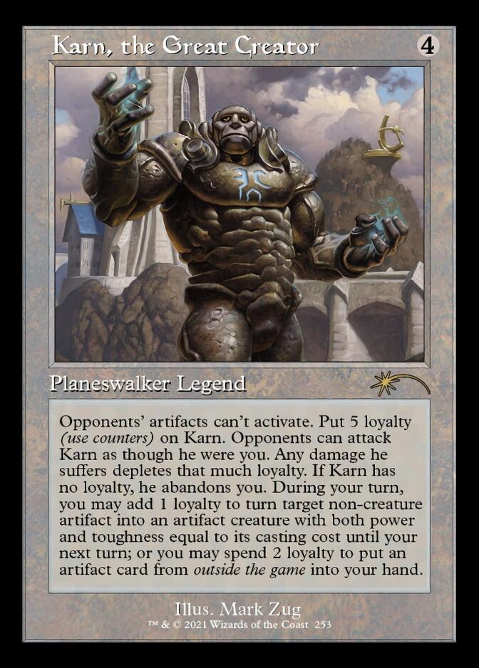 Karn, the Great Creator (Retro) [Secret Lair Drop Series] - Destination Retro
