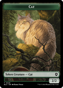 Elemental // Cat Double-Sided Token [Bloomburrow Commander Tokens] - Destination Retro