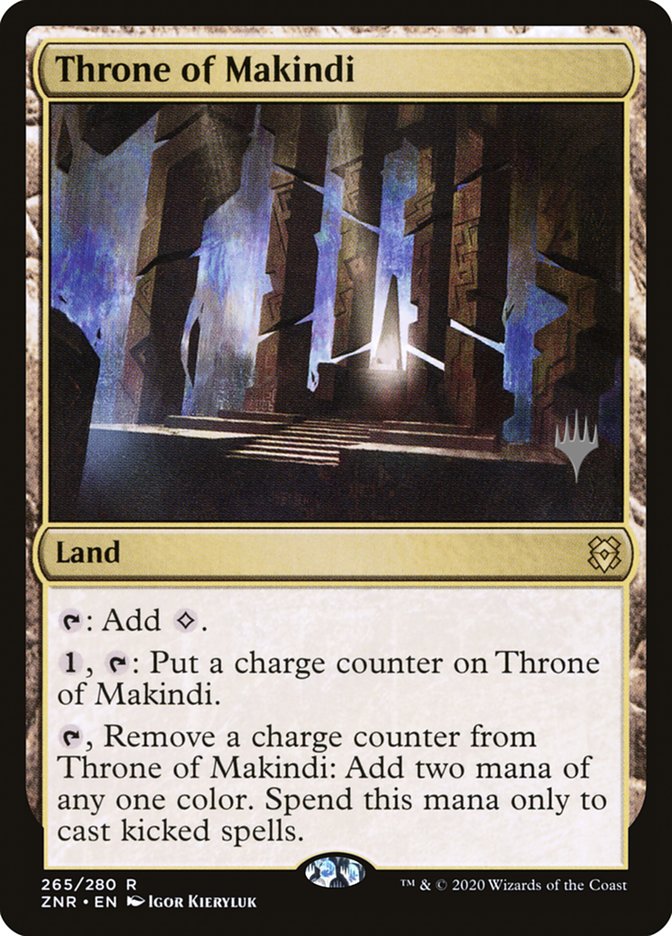 Throne of Makindi (Promo Pack) [Zendikar Rising Promos] - Destination Retro