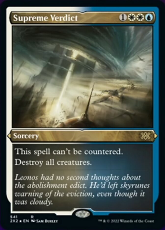 Supreme Verdict (Foil Etched) [Double Masters 2022] - Destination Retro