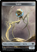 Servo // Dragon (0020) Double-Sided Token [Commander Masters Tokens] - Destination Retro
