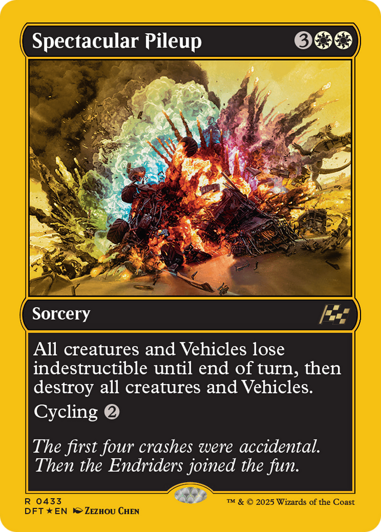 Spectacular Pileup (First-Place Foil) [Aetherdrift] - Destination Retro